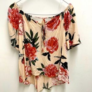 Floral Summer Blouse, size small